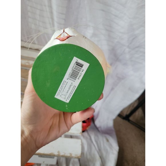 Dept 56 rabbit Easter paper mache bucket trick or treat spring home decor - Picture 9 of 9